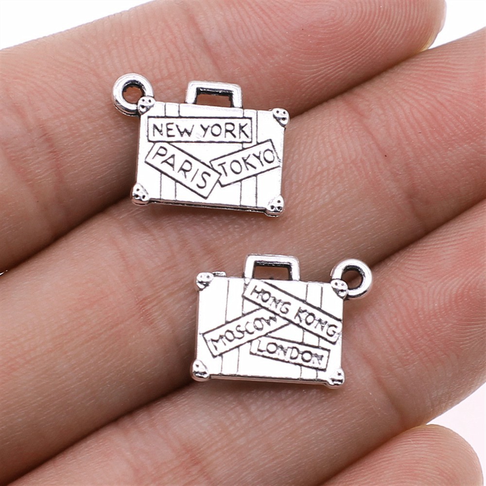 Jewelry Making Tokyo - 10 sztuk/Lot13 * 17mm metalowa walizka