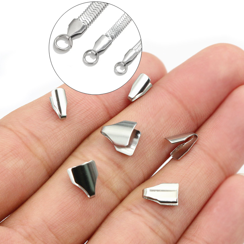 Jewelry Making Metal - 100 szt. Płaskie sznury ze stali