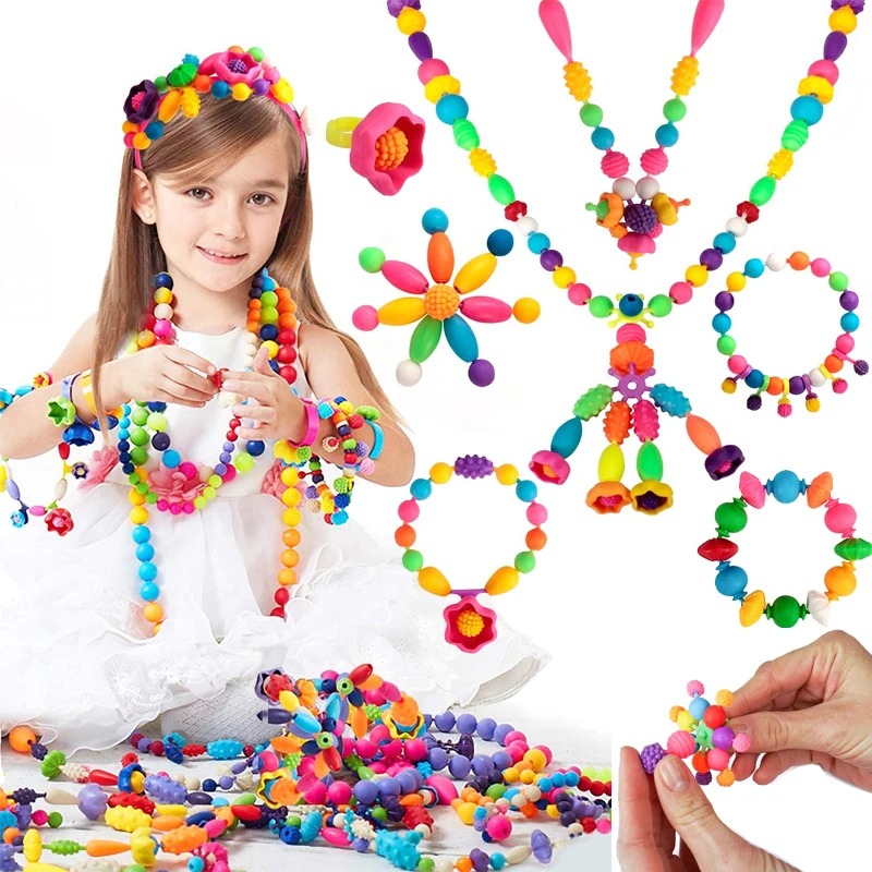 Jewelry Making 4 Year Old - 188-608 szt. Koraliki Pop dla Dzieci