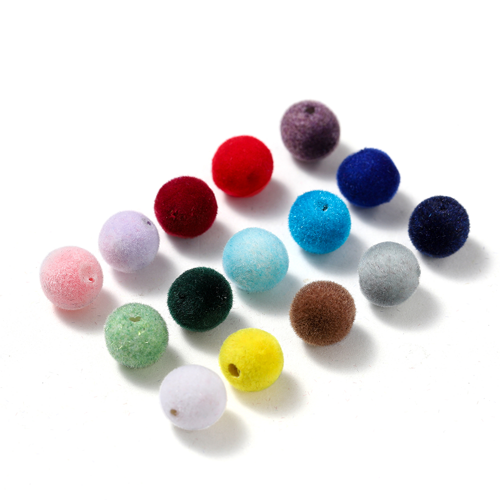 Bead Mat Velvet - 30 sztuk 8/10mm kolorowe akrylowe uciekają