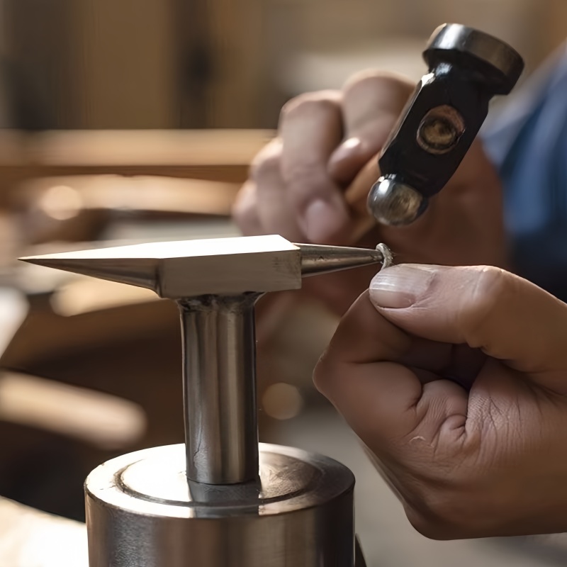 Jewelry Making Anvil - Stalowa kowadło z rożkowym zakończeniem do
