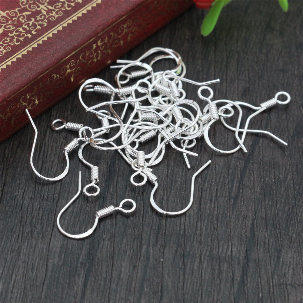 Jewelry Making Metal - 50 szt. 16mm 925 srebrne metreleje