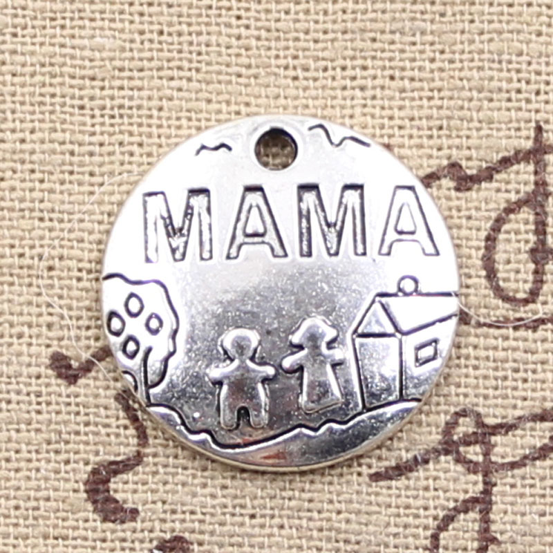 Jewelry Making 4 Year Old - 12 szt. Charms Mama dom dla