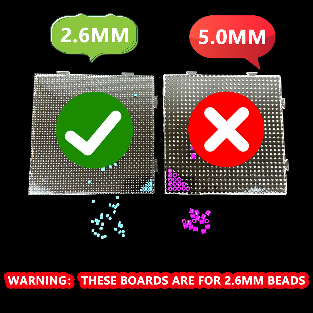 Jewelry Making 4 Year Old - 4/6/9 szt. 2,6 mm Koraliki Perler