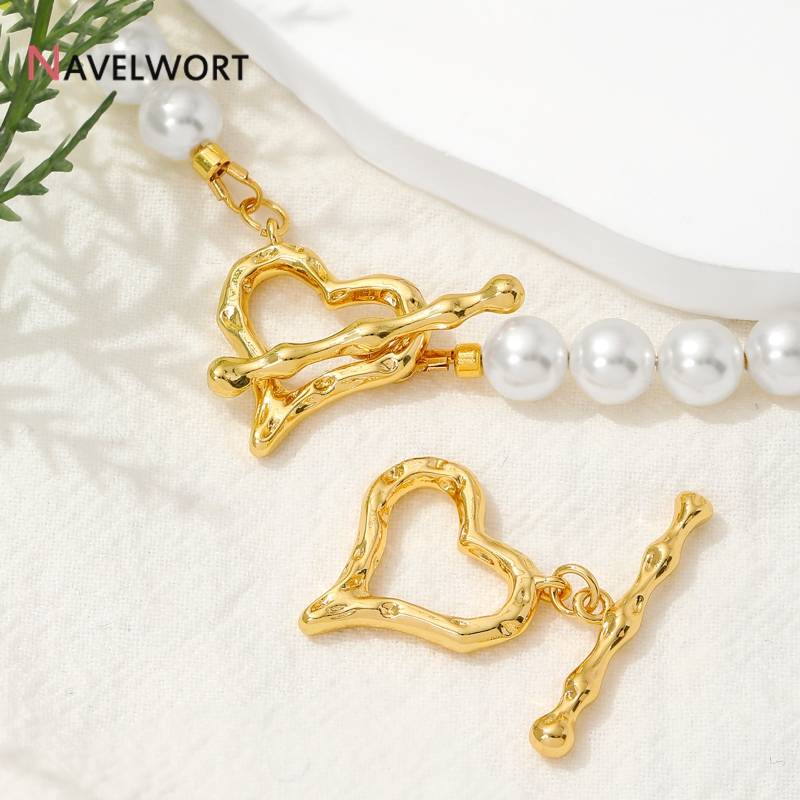 Jewelry Making Metal - Złote (18K) pozłacane zapięcia OT w