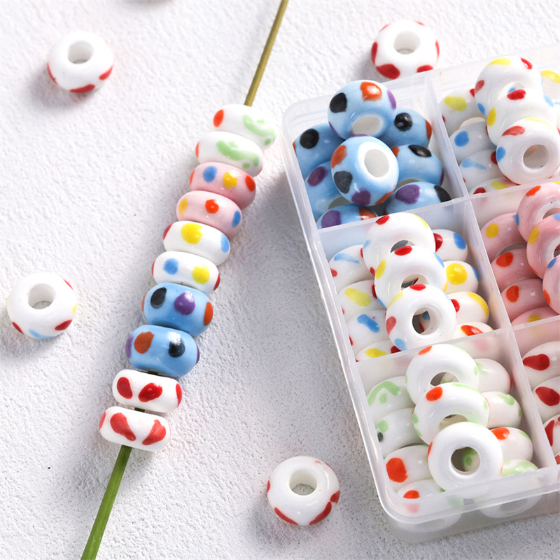 Jewelry Making 4 Year Old - Koraliki ceramiczne dla dzieci, kolorowe, z