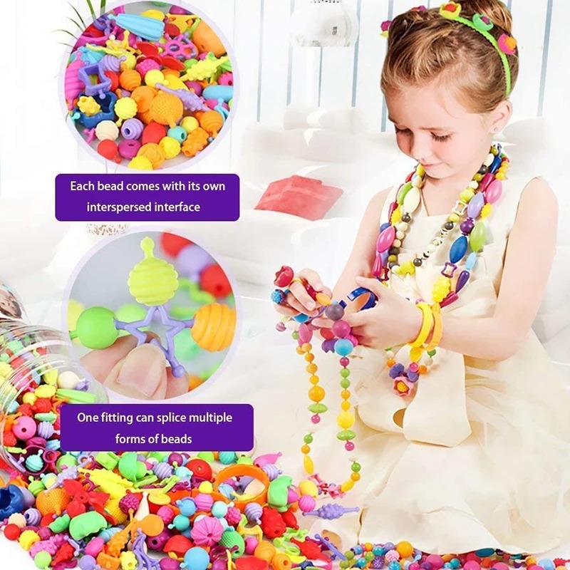 188-608 szt. Koraliki Pop dla  – Jewelry Making 4 Year Old recenzja i cena