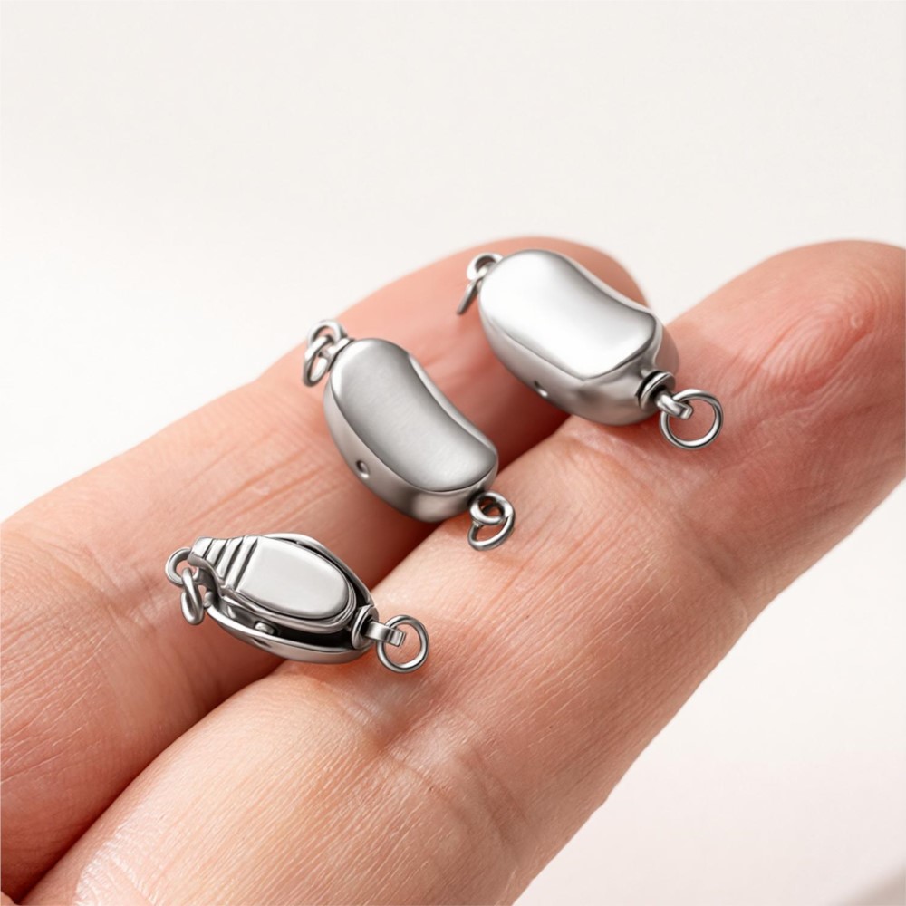 2 szt. Zapięcia ze stali nierd – Jewelry Making Metal recenzja i cena