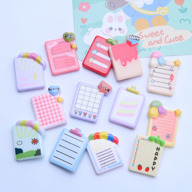 10 sztuk śliczne biurowe żywic – Jewelry Making Notes recenzja i cena