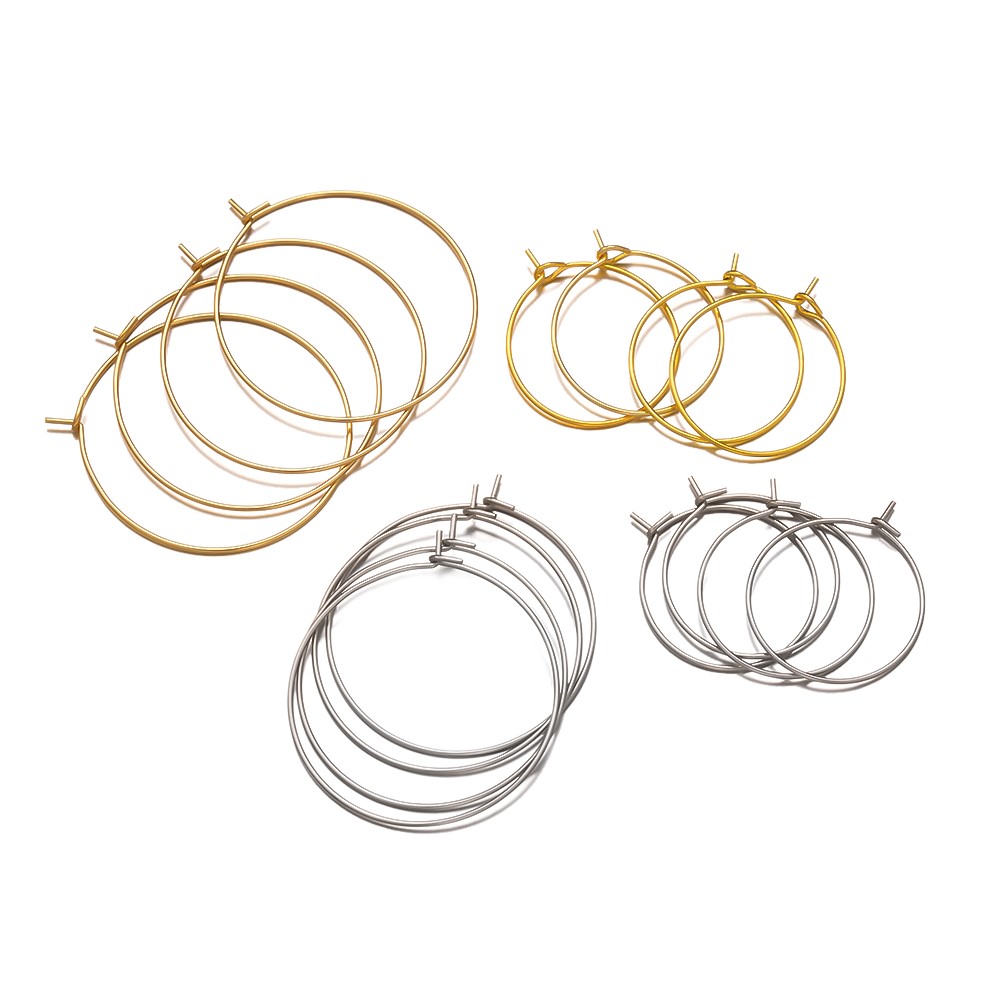 50 szt. Kolczyki koła ze stali – Jewelry Making A Ring recenzja i cena