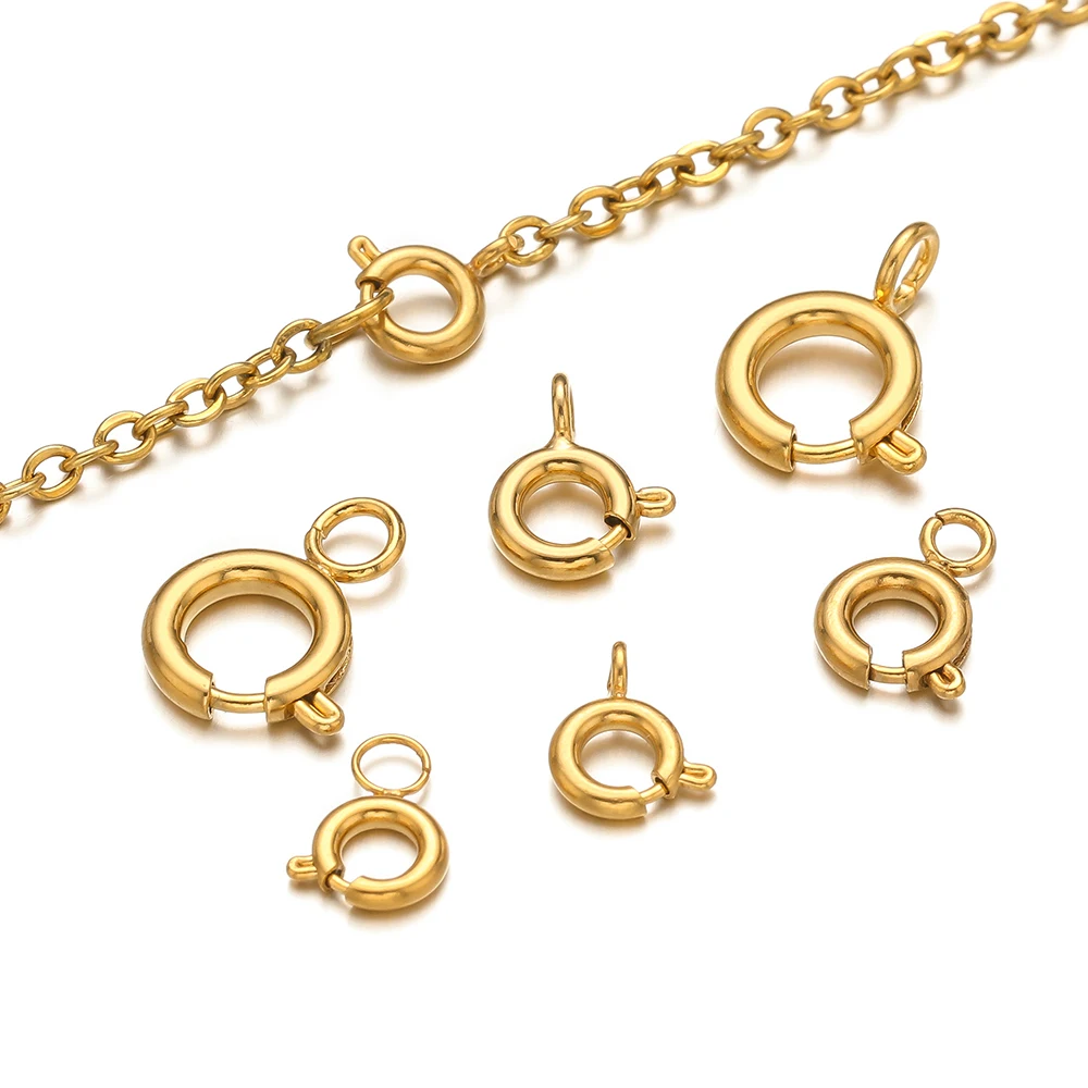 10 szt. Zapięcia sprężynowe ze – Jewelry Making Metal recenzja i cena