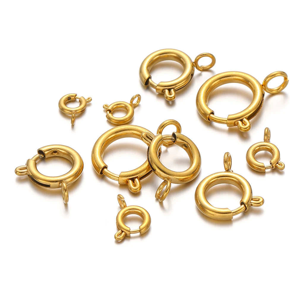 10 szt. Zapięcia sprężynowe ze – Jewelry Making Metal recenzja i cena