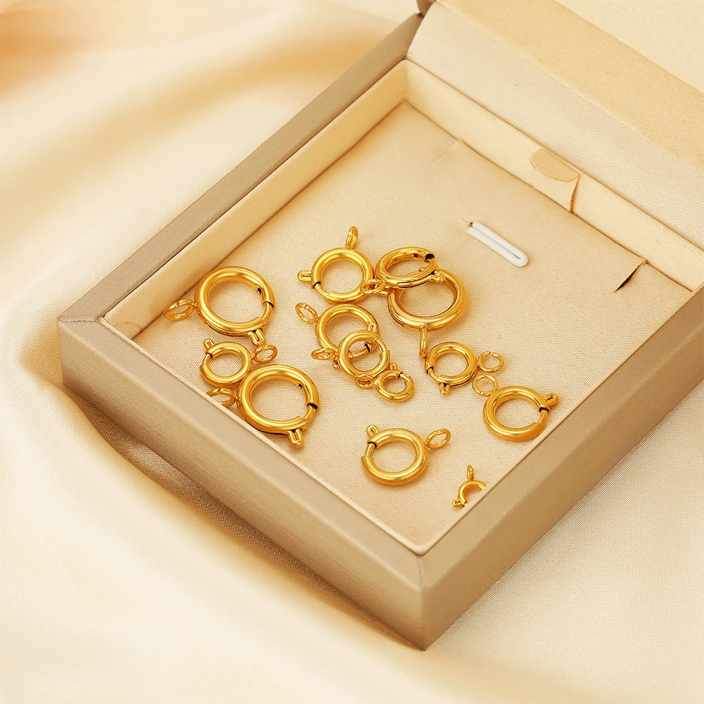 10 szt. Zapięcia sprężynowe ze – Jewelry Making Metal recenzja i cena