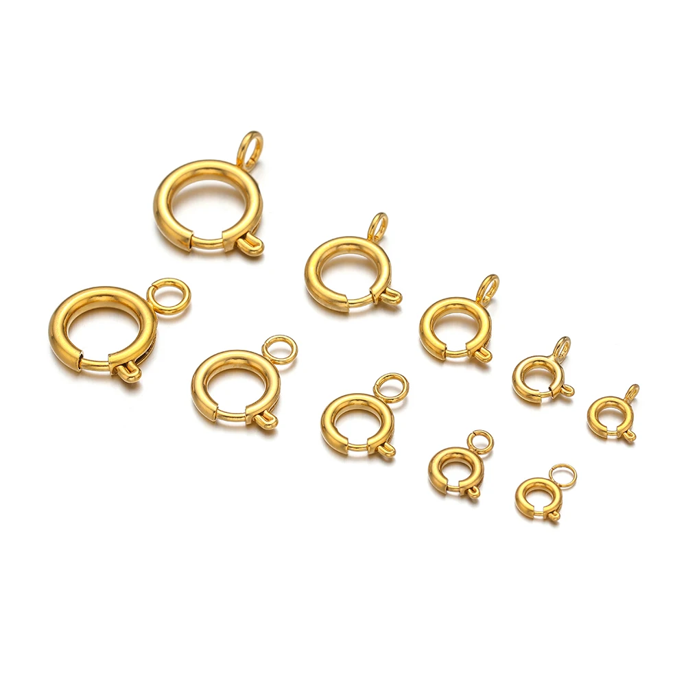 10 szt. Zapięcia sprężynowe ze – Jewelry Making Metal recenzja i cena