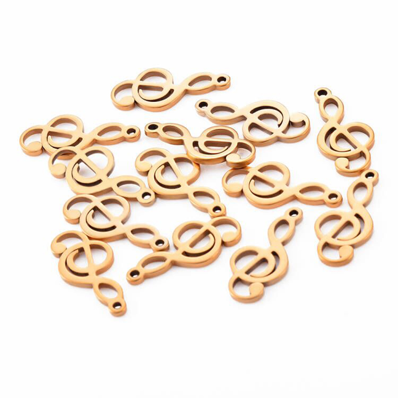 10 sztuk Charms nuta wisiorki  – Jewelry Making Notes recenzja i cena