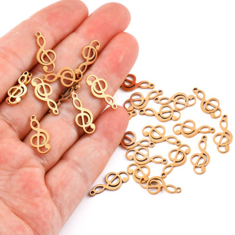 10 sztuk Charms nuta wisiorki  – Jewelry Making Notes recenzja i cena
