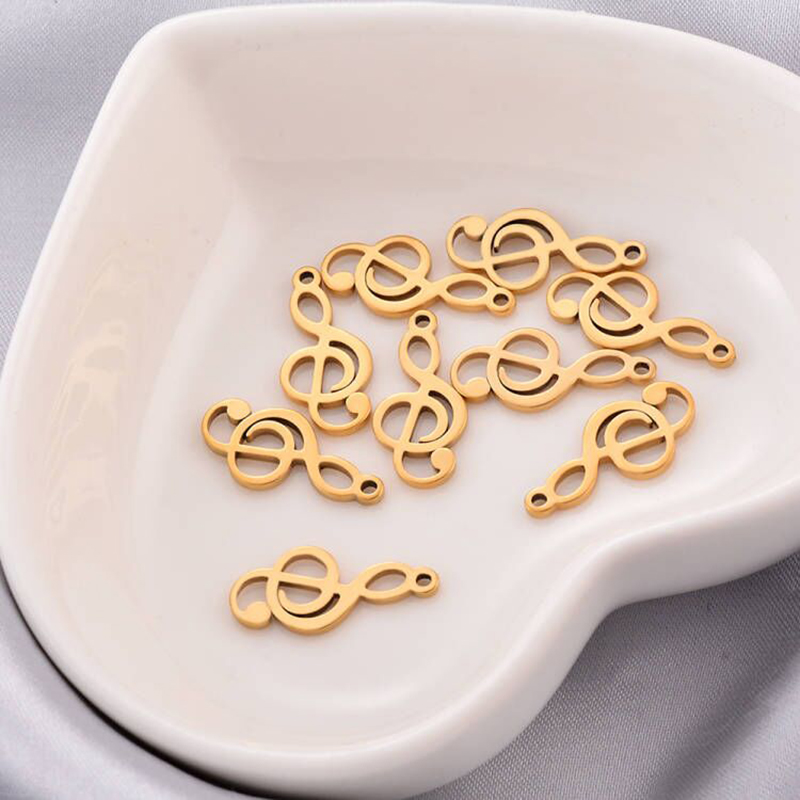 10 sztuk Charms nuta wisiorki  – Jewelry Making Notes recenzja i cena