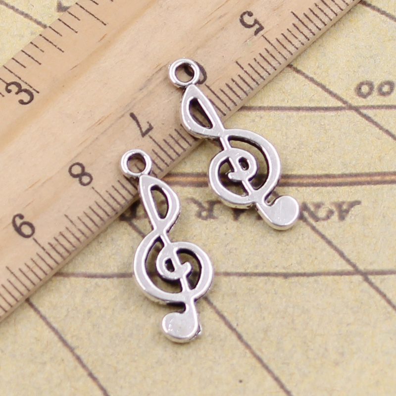 40 sztuk Charms Musical uwaga  – Jewelry Making Notes recenzja i cena