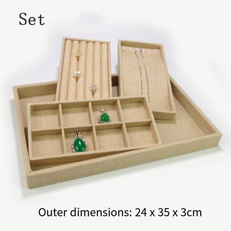 Elegancka lniana taca na biżut – Jewelry Making Organizer recenzja i cena
