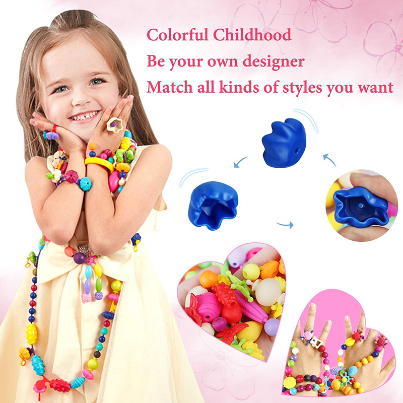 100 sztuk Pop koraliki dzieci  – Jewelry Making 4 Year Old recenzja i cena