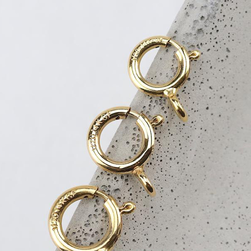 Złote zapięcia sprężynowe 14K  – Jewelry Making A Ring recenzja i cena