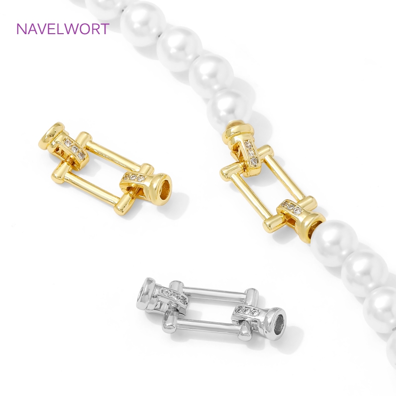 1/2 szt. Zapięcia z perłami pl – Jewelry Making Metal recenzja i cena
